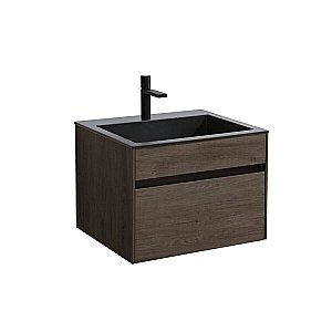 Тумба с раковиной Vincea Chiara 60 R.Oak для ванной в интернет-магазине Sanbest