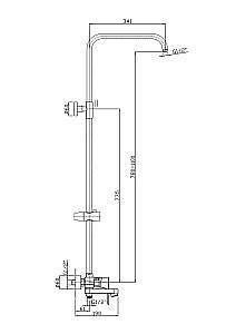 Душевая система Rush Socotra ST4235-40 купить в интернет-магазине сантехники Sanbest
