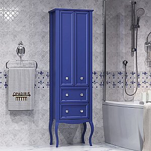 Пенал Опадирис Валери 56 сапфир для ванной в интернет-магазине сантехники Sanbest