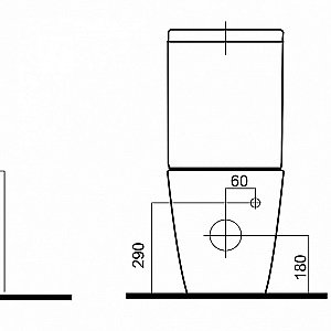 Унитаз-компакт AM.PM Inspire C508607WH белый, с бачком купить в интернет-магазине Sanbest