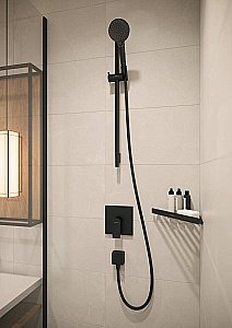 Душевой гарнитур Hansgrohe Vernis Blend 26422670 черный матовый купить в интернет-магазине сантехники Sanbest