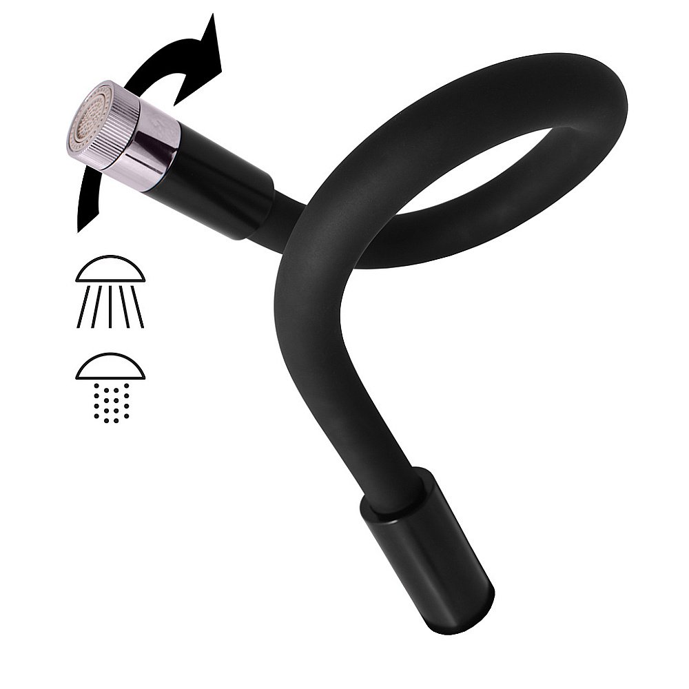 Излив Rav-Slezak SR0014/11CMATC черный/хром купить в интернет-магазине сантехники Sanbest