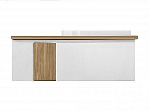 Тумба с раковиной Эстет Malibu 140 белая для ванной в интернет-магазине Sanbest