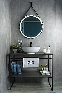 Раковина накладная Gid Esfera 43 N9003a 51103 белая купить в интернет-магазине Sanbest