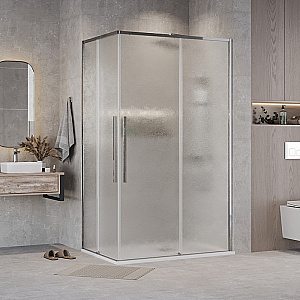 Душевой уголок Grossman Galaxy 90х80 300.K33.01.9080.10.02 стекло шиншилла/профиль хром купить в интернет-магазине Sanbest