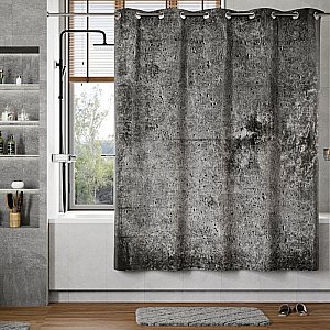 Текстильная шторка для ванной WasserKraft Aland SC-85103 купить в интернет-магазине сантехники Sanbest