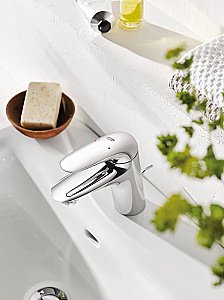Смеситель для раковины Grohe Eurostyle 23707003 хром купить в интернет-магазине сантехники Sanbest