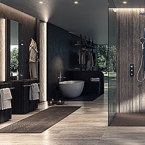 Смеситель для ванны Bossini Apice Z00555.030 хром купить в интернет-магазине сантехники Sanbest