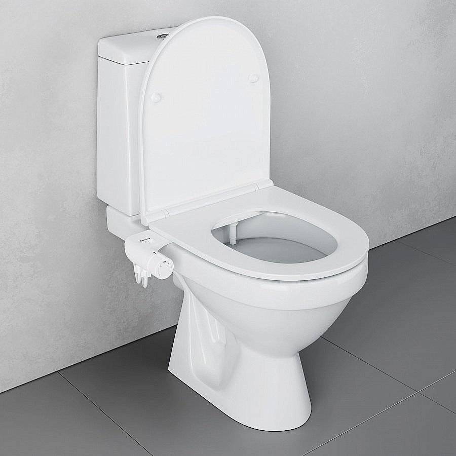 Унитаз-компакт Damixa Origin Evo 421788607SC белый, с крышкой микролифт, с бачком купить в интернет-магазине Sanbest