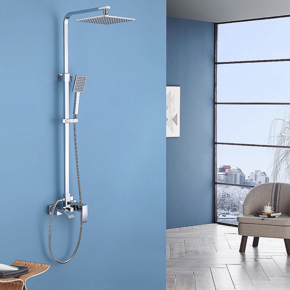 Душевая система ABBER Wasserfall AF8616L хром купить в интернет-магазине сантехники Sanbest