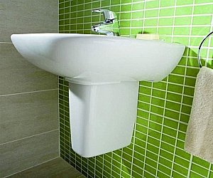 Раковина с полупьедесталом Jika Deep by Jika 65 купить в интернет-магазине Sanbest