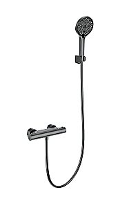 Смеситель для душа с термостатом WONZON & WOGHAND INN 3 WW-B2003-A-BGG темный графит купить в интернет-магазине сантехники Sanbest