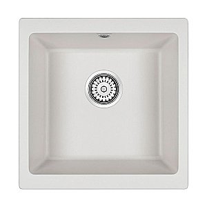 Мойка кухонная Paulmark Brilon PM404800-WH Белая купить в интернет-магазине сантехники Sanbest