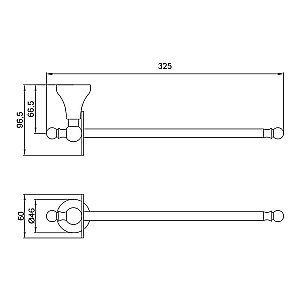 Держатель для запасного рулона туалетной бумаги Veragio Gialetta VR.GIL-6482.CR купить в интернет-магазине сантехники Sanbest