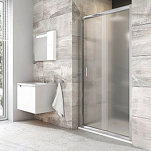 Душевая дверь Ravak Blix BLDP2-100 профиль хром/стекло матовое купить в интернет-магазине Sanbest