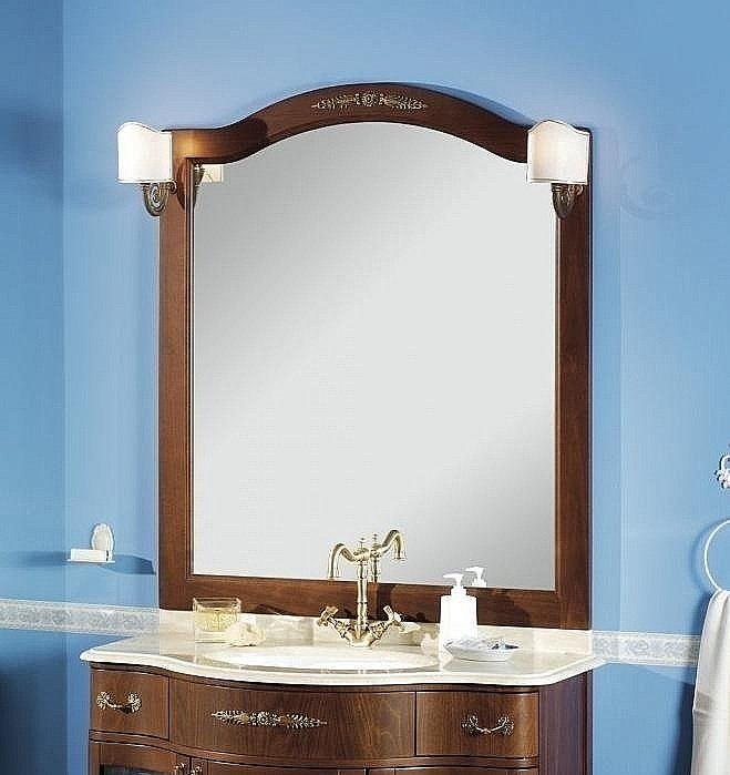 Зеркало Cezares PALMA ANTE VETRO classico PAAV.SP 110x111 в ванную от интернет-магазине сантехники Sanbest