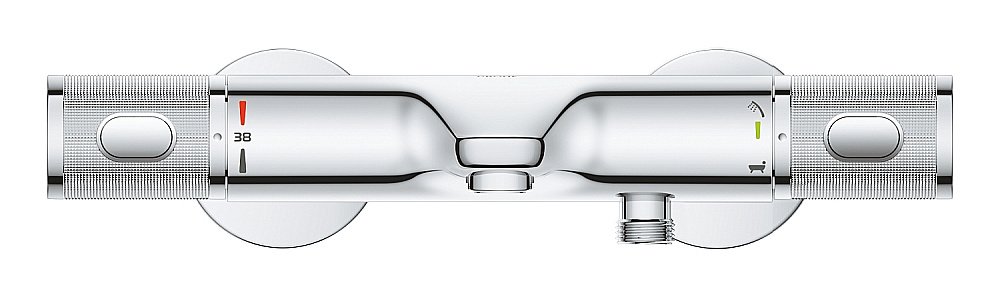 Смеситель для ванны Grohe Grohtherm 1000 Performance 34830000 хром купить в интернет-магазине сантехники Sanbest