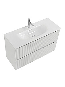 Тумба с раковиной BelBagno UNO-MINI 100 Bianco Opaco для ванной в интернет-магазине Sanbest