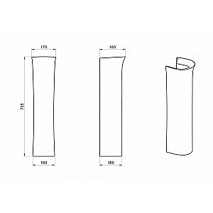 Раковина Santek Анимо 50 1.WH11.0.496 на пьедестале белая купить в интернет-магазине Sanbest