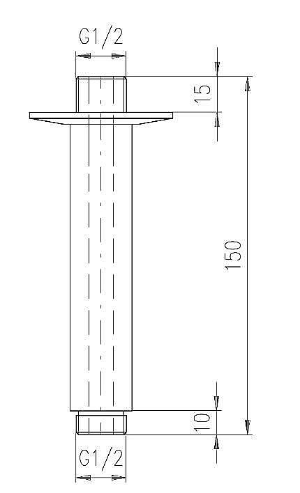 Держатель верхнего душа Rav-Slezak MD0311Z золото купить в интернет-магазине сантехники Sanbest