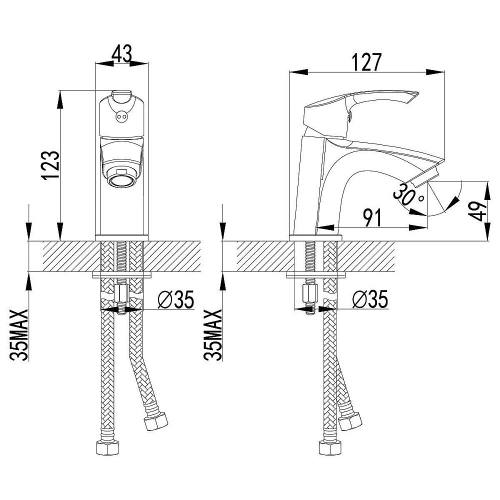 Смеситель для раковины Lemark Plus Strike LM1106C купить в интернет-магазине сантехники Sanbest