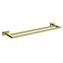 Полотенцедержатель двойной WONZON & WOGHAND GRAFFITY WW-9311-BG брашированное золото купить в интернет-магазине сантехники Sanbest