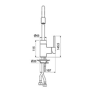 Смеситель для кухни IDDIS Kitchen 360 K36BNJ0i05 купить в интернет-магазине сантехники Sanbest