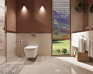 Унитаз подвесной Vincea Edge VT1-38T белый, с крышкой микролифт, безободковый, слив-торнадо купить в интернет-магазине Sanbest