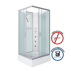 Душевая кабина Niagara Classic NG-33974-14QBKG 90x70 с гидромассажем купить в интернет-магазине Sanbest