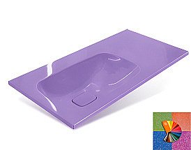 Раковина Эстет Барселона 90 любой цвет под заказ с блёстками купить в интернет-магазине Sanbest