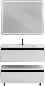 Нижняя тумба Cezares SLIDER-1000-1C-PI-BO белый для ванной в интернет-магазине сантехники Sanbest