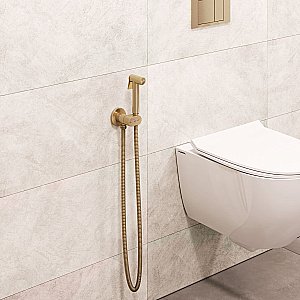 Гигиенический душ RGW Shower Panels SP-213Gb 581408213-06 золото брашированное купить в интернет-магазине сантехники Sanbest