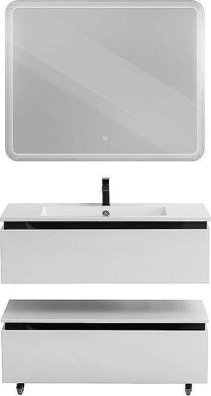 Нижняя тумба Cezares SLIDER-1000-1C-PI-BO белый для ванной в интернет-магазине сантехники Sanbest