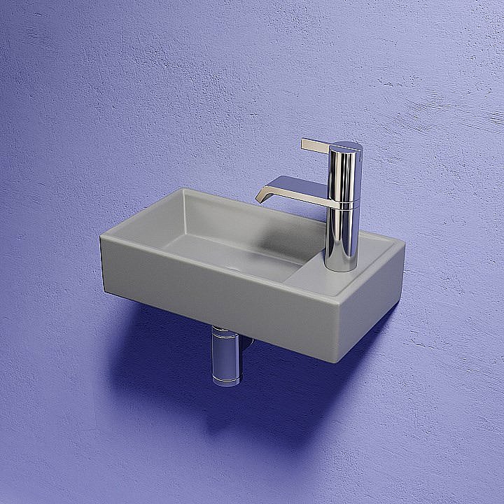 Раковина Ceramica Nova Element CN6051MH антрацит матовый купить в интернет-магазине Sanbest