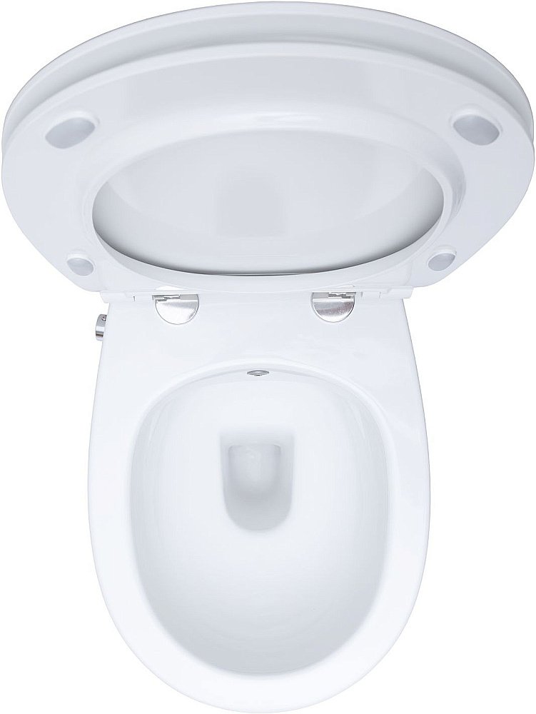 Унитаз Allen Brau Fantasy 4.11HC1.20 безободковый, с крышкой микролифт, белый купить в интернет-магазине Sanbest