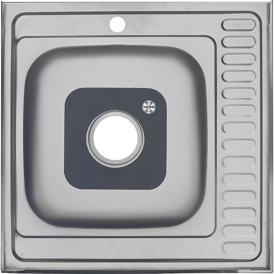 Мойка кухонная с сифоном Melana 015 t R (*10) купить в интернет-магазине сантехники Sanbest