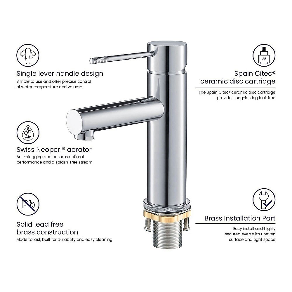 Смеситель для раковины Timo Saona 2361/00F купить в интернет-магазине сантехники Sanbest