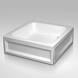 Душевой поддон RGW Acryl B/CL-S 16180188-51 80х80 белый купить в интернет-магазине Sanbest