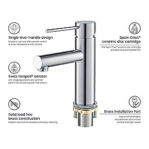 Смеситель для раковины Timo Saona 2361/00F купить в интернет-магазине сантехники Sanbest