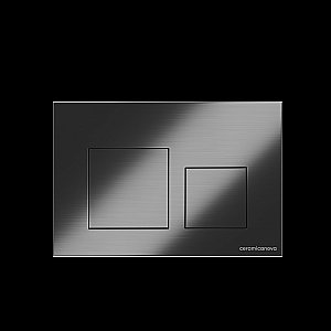 Кнопка для инсталляции Ceramica Nova Balance CN12-002GG вороненая сталь купить в интернет-магазине сантехники Sanbest