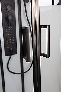 Душевая кабина с сенсором Niagara Premium NG-6902-01G BLACK 100x100 купить в интернет-магазине Sanbest