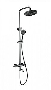 Душевая система с термостатом WONZON & WOGHAND CAPSULE, Темный графит (WW-B3031-A3-BGG) купить в интернет-магазине сантехники Sanbest