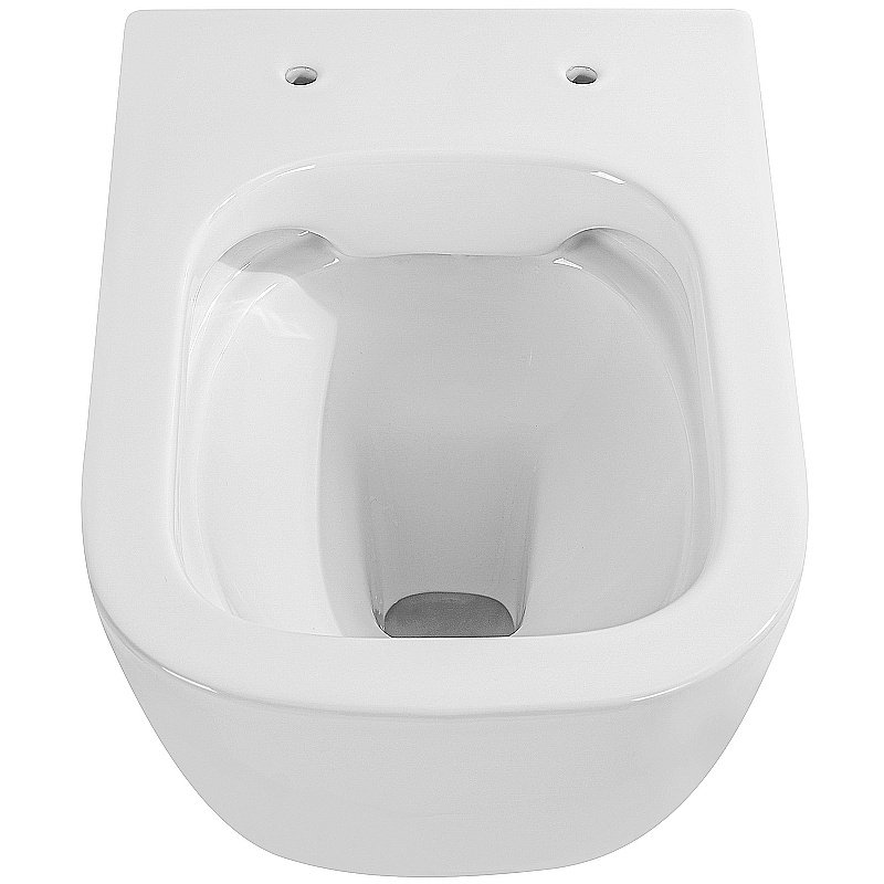 Унитаз подвесной Aquatek Дива AQ2012-00 белый, с крышкой микролифт, безободковый купить в интернет-магазине Sanbest