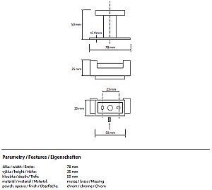 Крючок Bemeta Plaza 118106032 купить в интернет-магазине сантехники Sanbest