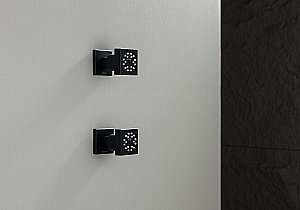 Форсунка для душа Aquatek AQ2098MB 50х50 черная матовая купить в интернет-магазине сантехники Sanbest