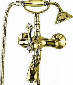 Смеситель для ванны и душа Cezares MARGOT-VDM-03/24-M золото купить в интернет-магазине сантехники Sanbest