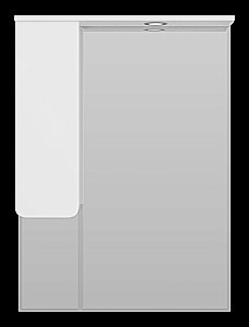 Зеркало со шкафом Misty Чегет 75 П-Чег-02075-01 белый в ванную от интернет-магазине сантехники Sanbest