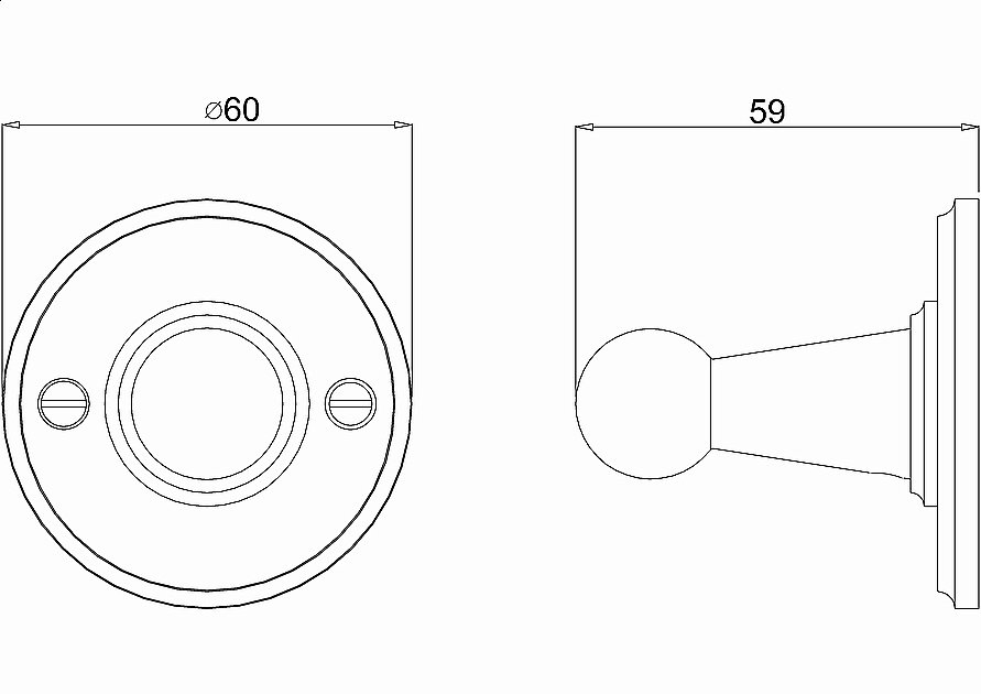 Крючок Burlington A14 GOLD золото купить в интернет-магазине сантехники Sanbest