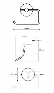 Держатель для туалетной бумаги Bemeta Omega 104112042R хром купить в интернет-магазине сантехники Sanbest