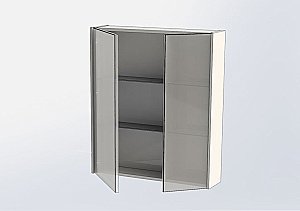 Зеркальный шкаф Aquanet Тулон 75 купить в интернет-магазине сантехники Sanbest